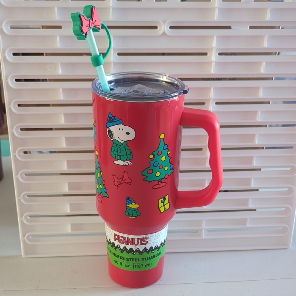 Peanuts Snoopy Stainless Steel Tumbler Hokiday Edition